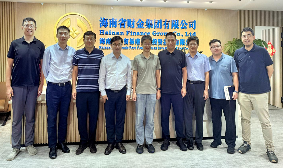 海南WePoker官方网站集团与中新天津生态城管委会及投资控股集团开展座谈交流